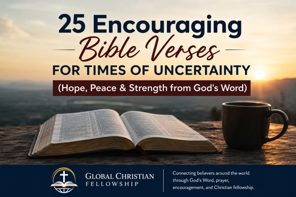 25 Encouraging Bible Verses for Times of Uncertainty (Hope, Peace & Strength from God's Word)