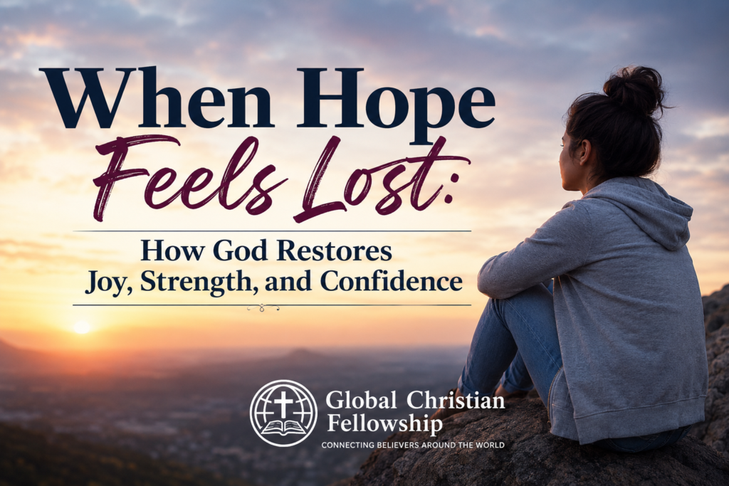 How God Restores Joy, Strength, and Confidence