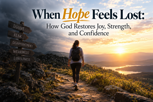 When Hope Feels Lost: How God Restores Joy, Strength, and Confidence
